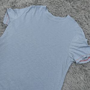 Janji Shirt Extra Large Blue Run For Bolivia Pima Cotton Pullover Tee Mens Flaw